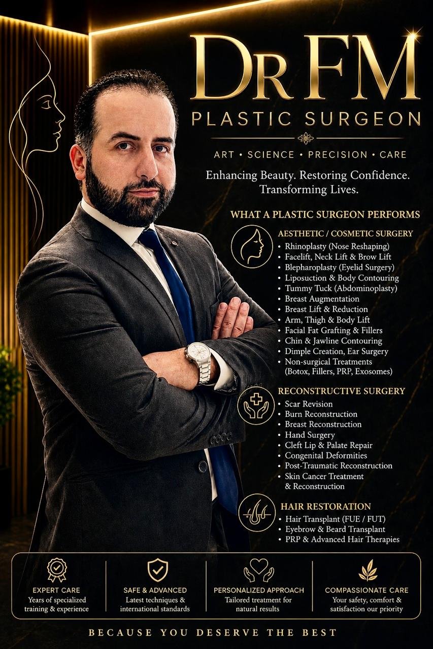 Dr. Farman Ullah — Reconstructive & Aesthetic Surgeon
